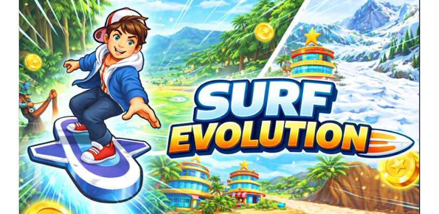Surf Evolution v1.0.6 MOD APK [Unlimited Money]
