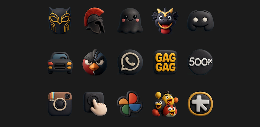 Funko Dark Icon Pack v1.0 APK [Full Version]