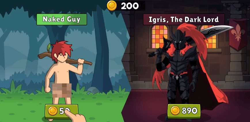 Hero Hero Clicker v2.66 MOD APK [Menu, Unlimited Diamonds]