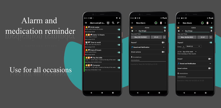 Alarm And Pill Reminder v1.38.4 MOD APK [Premium Unlocked]
