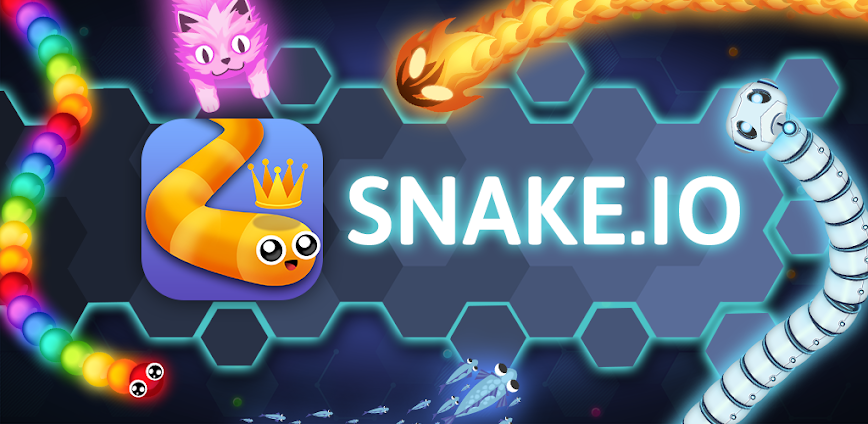 Snake.io v2.2.119 MOD APK [Unlocked Skins, Drone View]
