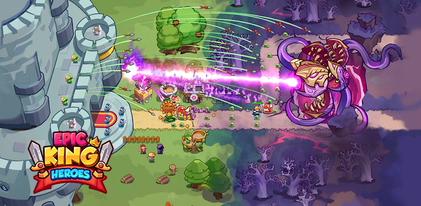 Epic King Heroes v1.0.44 MOD APK [Damage Multiplier, Currency, God Mode]