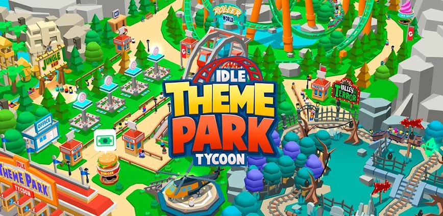 Idle Theme Park Tycoon v8.5.0 MOD APK [Unlimited Money]