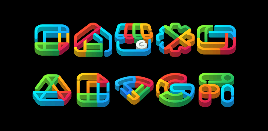 LineDock 3D Icon Pack v71 APK [Full Version]