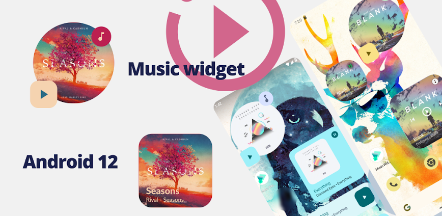 Music Widget v3.06 MOD APK [Premium Unlocked]