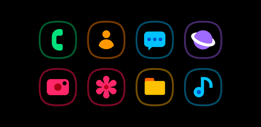 HuxOne Dark Icon Pack v3.4 APK [Full Version]