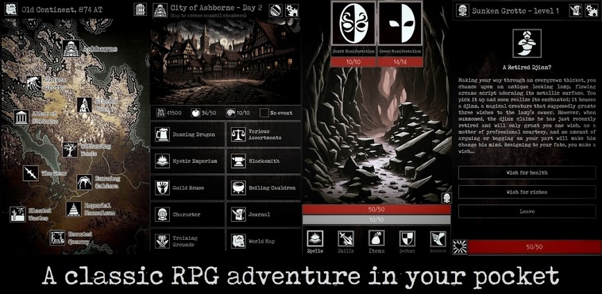 Grim Quest v1.10.17 MOD APK [Unlimited Money, Items Unlocked]
