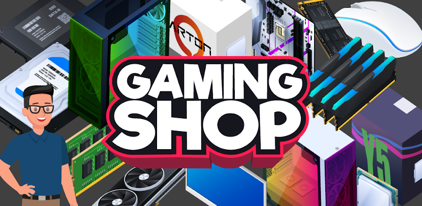 Gaming Shop Tycoon v1.0.11.0 MOD APK [Unlimited Money]