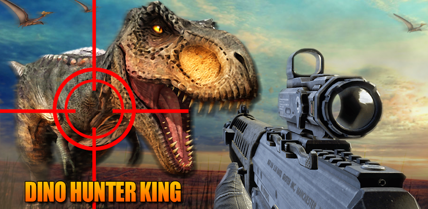 Dino Hunter King v1.0.40 MOD APK [Menu, Unlimited Gold, One Hit]