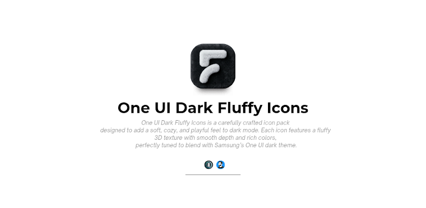 OneUi Dark Fluffy Icons v3.5.0 APK [Full Version]