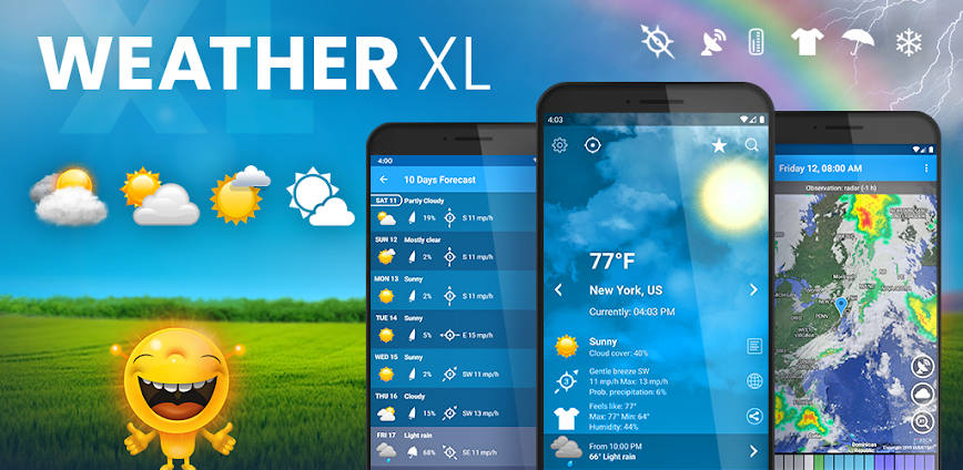Weather XL PRO v1.5.8.8.wear MOD APK [Premium Unlocked]