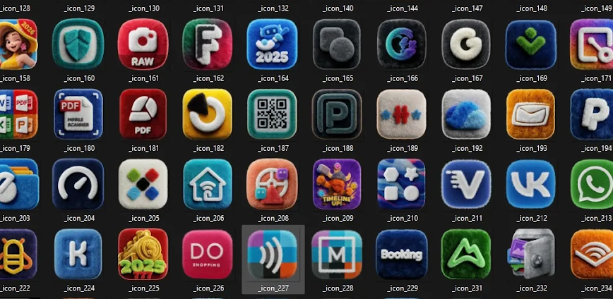 Fluffy 3D Icon Pack v1.3.1 APK [Full Version]