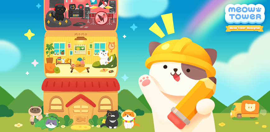 Meow Tower v3.4.502 MOD APK [Unlimited Money]