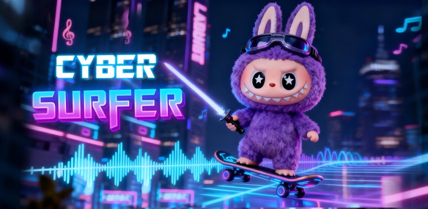 Cyber Surfer v5.8.20 MOD APK [Money, God Mode, VIP Unlocked]