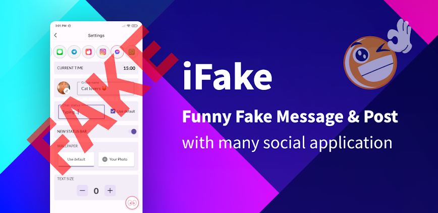 iFake v20.2.2 MOD APK [Premium Unlocked]