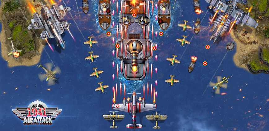 1941 AirAttack v12.0 MOD APK [Menu, Game Speed, No Ads, Money]