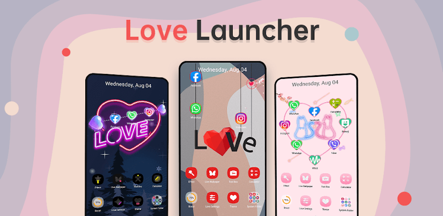 Love Launcher v4.8.1 MOD APK [Premium Unlocked]