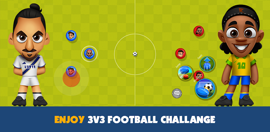 Super Soccer 3V3 v2.21 MOD APK [Always Winner, Full Energy, NoAds]