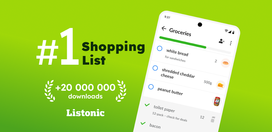 Grocery Shopping List Listonic v9.9.0 MOD APK [Premium Unlocked]