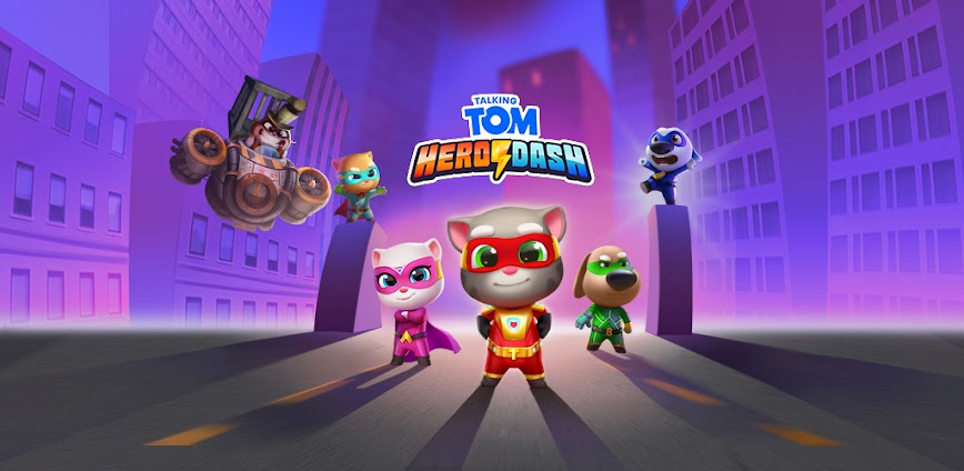 Talking Tom Hero Dash v26.1.9.10853 MOD APK [Unlimited Money/Full Unlocked]