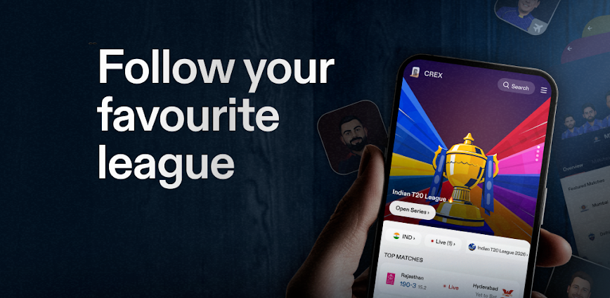 CREX Just Cricket v26.05.05 MOD APK [Premium Unlocked]