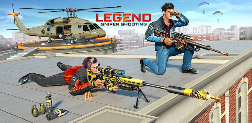 Sniper 3D: Gun Shooting Games v6.31.1 MOD APK [Mega Menu, Coins, High Damage]