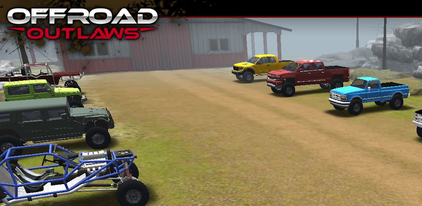 Offroad Outlaws v7.4.49 MOD APK [Unlimited Money/Cars Unlocked]