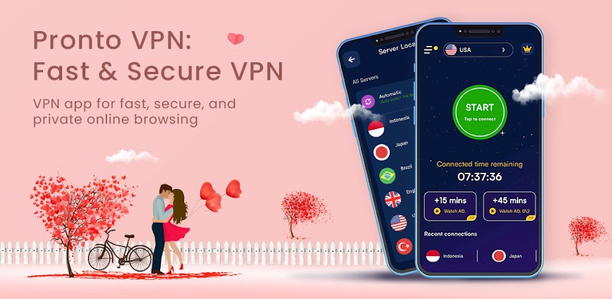 VPN Pronto : Fast & Secure VPN v11.4.317 MOD APK [Premium Unlocked]