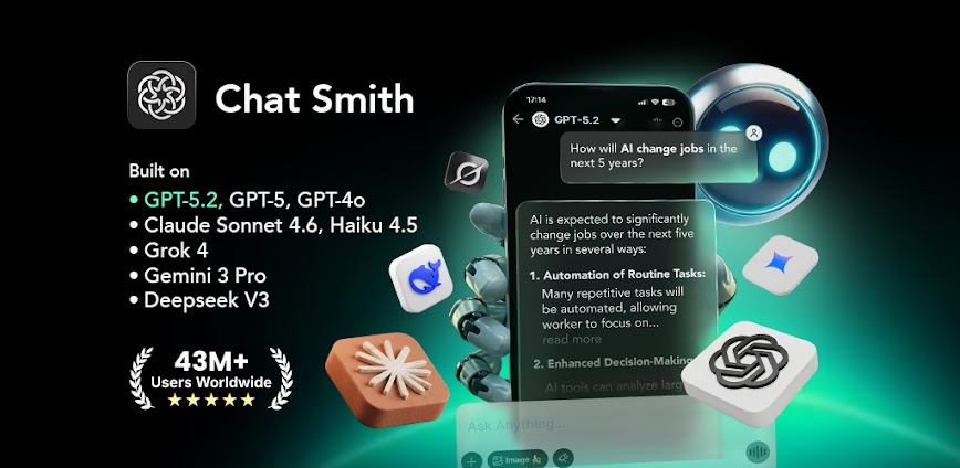Chat Smith: AI Chatbot & Agent v8.260511.1 MOD APK [Premium Unlocked]