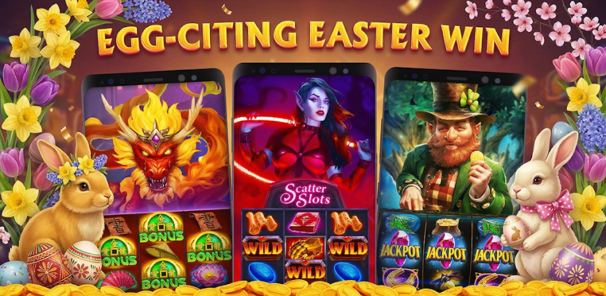 Scatter Slots MOD APK v5.91.0 [Unlimited Money]