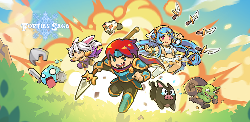 Fortias Saga: Idle RPG v1.1.17 MOD APK [Unlimited Money/Damage/God Mode]