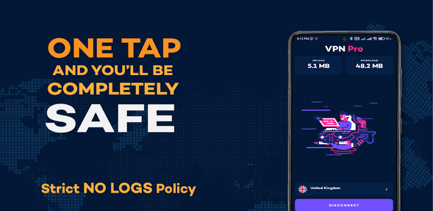 VPN Pro MOD APK v3.3.6 [Premium Unlocked]