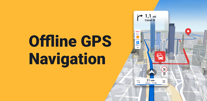 Sygic GPS Navigation & Maps v26.3.2112577 MOD APK [Premium Unlocked]