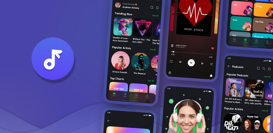 ViaMusic v9.7.7 APK MOD [Premium Unlocked/Background Ply]