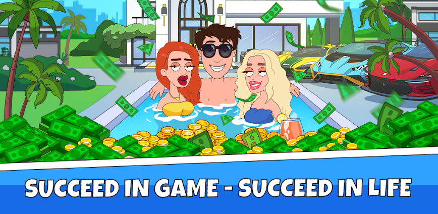Idle Guy: Life Simulator v1.12.2.552 MOD APK [Menu/Unlimited Money/Gems]
