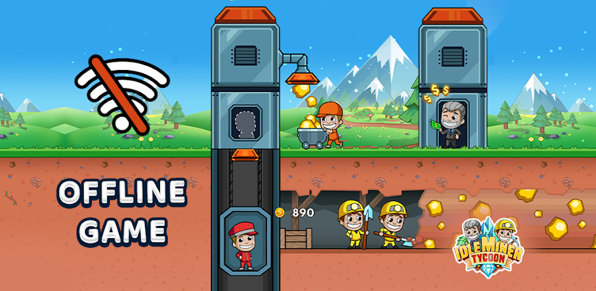 Idle Miner Tycoon v5.56.0 MOD APK [Unlimited Coins, Free Purchase]