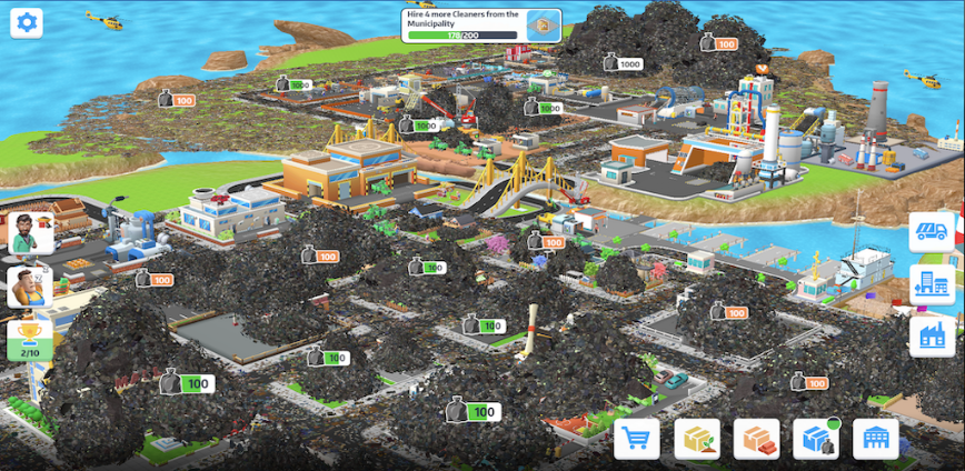 Trash Tycoon Idle Business v5.1.1 MOD APK [Unlimited Diamonds]