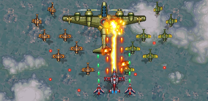 1945 Air Force v15.46 MOD APK [Unlimited Money, VIP, Immortality, Fuel]