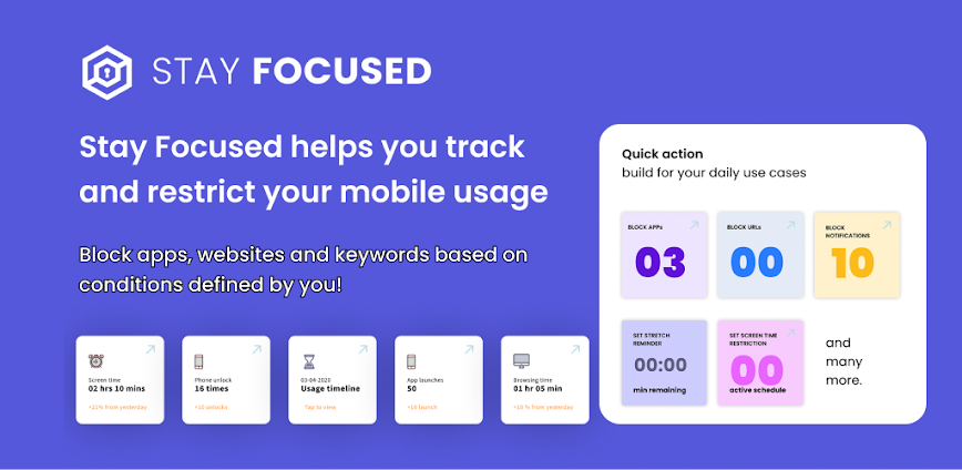 Stay Focused v12.0.1 MOD APK [Premium Unlocked]