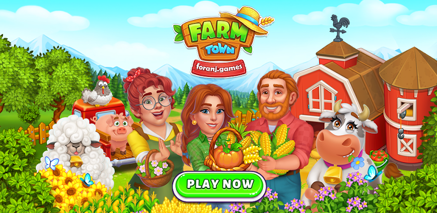 Farm Town: Happy farming Day & food farm game City 4.85 APK [MOD money]