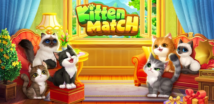 Kitten Match 6.1.0 APK [MOD a lot of money/menu]