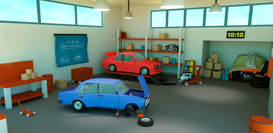 Retro Garage – Car Mechanic Simulator 2.30.0 APK [MOD money]