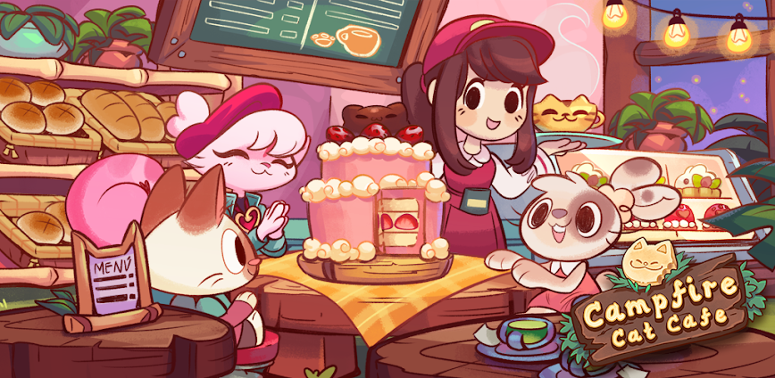 Campfire Cat Cafe 1.3.3 APK [MOD money]