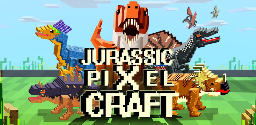 Jurassic Pixel Craft: dino age 15.04 APK [MOD money/menu]