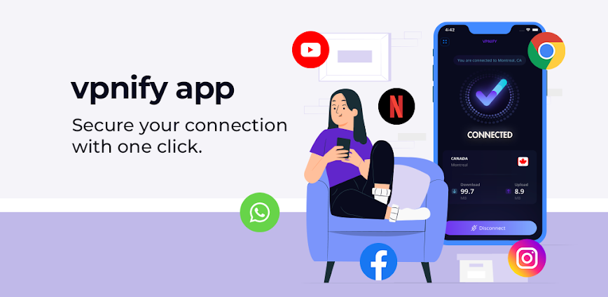 vpnify – Unlimited VPN Proxy 2.2.9 APK [Premium]