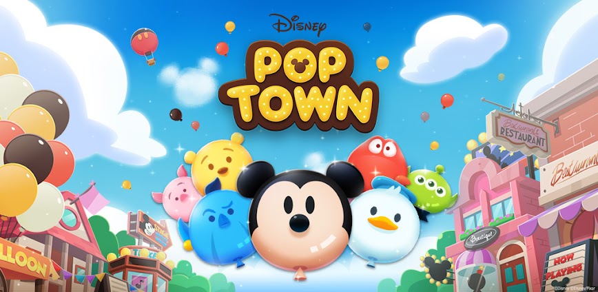 Disney POP TOWN 1.21.3 APK [MOD unlimited lives/moves/menu]