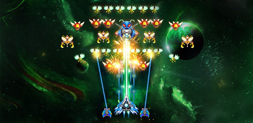 Space Shooter: Galaxy Attack [Premium] 1.991 APK [MOD free shopping/menu]