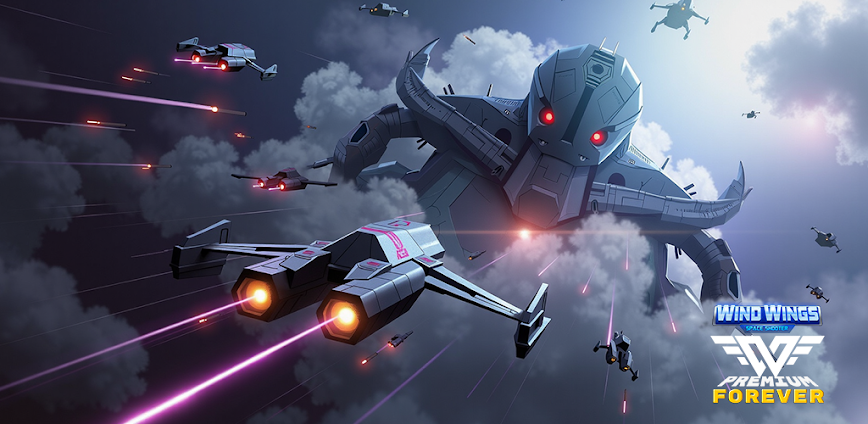 WindWings: Galaxy attack Pro 1.0.69 APK [MOD free shopping]