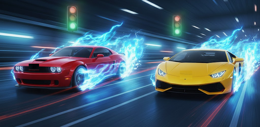 Drag Battle racing 3.25.97 APK [MOD money]