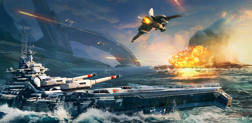 Pacific Warships: Online Wargame PvP Naval Shooter 1.1.15 APK [MOD unlimited bullets]